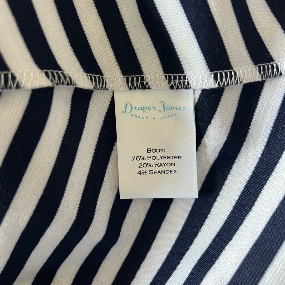 Draper James Stripe Ponte Knit A Line Dress 1X - Picture 8 of 11